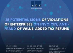 25 POTENTIAL SIGNS OF VIOLATIONS OF ENTERPRISES ON INVOICES, ANTI-FRAUD OF VALUE-ADDED TAX REFUND

