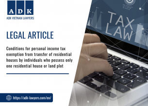 CONDITIONS FOR PERSONAL INCOME TAX EXEMPTION FROM TRANSFER OF RESIDENTIAL HOUSES BY INDIVIDUALS WHO POSSESS ONLY ONE RESIDENTIAL HOUSE OR LAND PLOT

