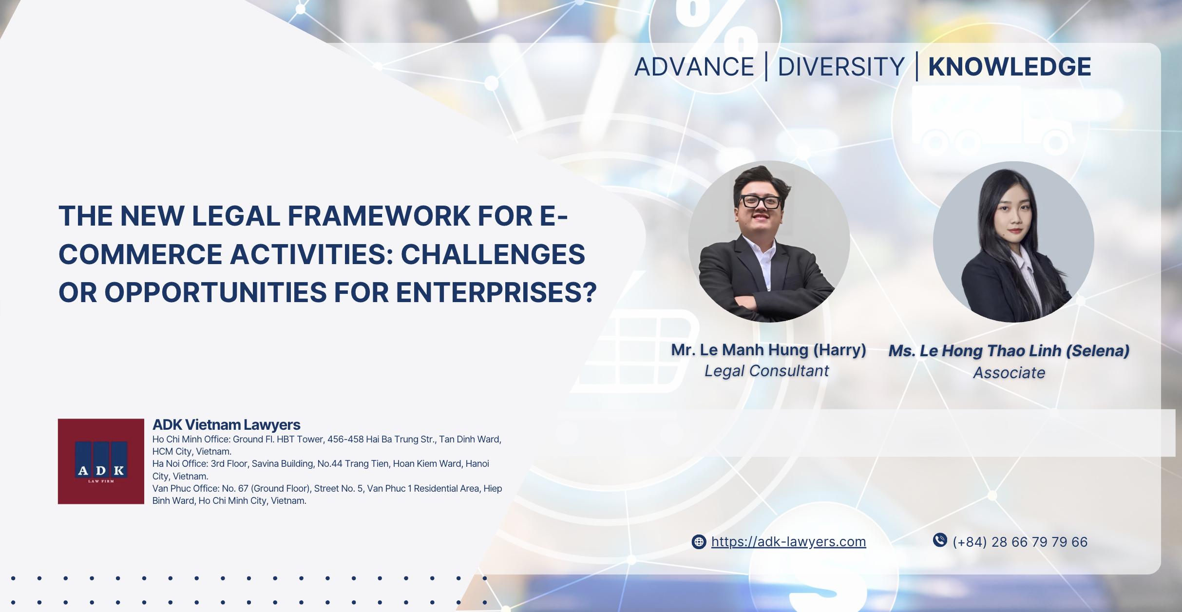 Vietnam E-Commerce Law 2025: Challenges and Opportunities for Enterprises